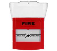 FIXOSHEE Pulsante di Allarme Antincendio Manuale Reset Interruttore di Emergenza Rosso per Sicurezza Domestica e Aziendale Dispositivo di Chiamata per Evacuazione Rapida e Installazione