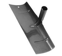 FIXOSHEE Rastrello da sterco di piccione pala per la pulizia del giardino pala per escrementi in metallo pala per letame di pollame in metallo comoda pala per pulire lo sterco Grigio