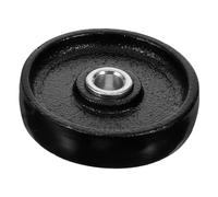 FIXOSHEE Ruota per Cric Orizzontale Stabile con Cuscinetto Accessorio Riparazione Jack Frontale Facile da Installare per Officina e Versatile