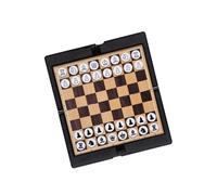 FIXOSHEE Scacchiera Pieghevole Magnetica Portatile Internazionale Scacchi in Pelle Sottile Leggera e Resistente Gioco da Tavolo Tascabile per Ragazzi Ragazze e Adulti in Viaggio