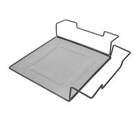 FIXOSHEE Scaffale Angolare in Metallo per Vasi da Fiori Porta Piante da Balcone e Ufficio Supporto Decorativo Stabile per Piante e Oggetti Mensola Porta Vasi Nero