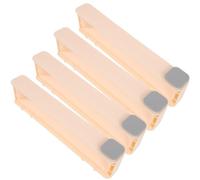 FIXOSHEE Scarpiera da Parete Autoadesiva 4 Pezzi in Plastica Bianca Portascarpe e Resistente All’Umidità Organizer per Ingresso e Bagno senza Fori Mensola Portaoggetti Multiuso