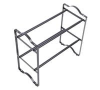 FIXOSHEE Scarpiera Espandibile Doppio Livello in Materiale Resistente per Ingresso e Casa Organizer Versatile per Scarpe e Stivali Soluzione Salve Spazi per Soggiorno e Dormitorio