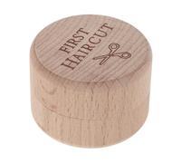 FIXOSHEE Scatola dei Ricordi Leggera e Facile da Aprire in Legno Design Elegante per Primo Taglio di Chioma e Cordoni Ombelicali per Annunci Nascita e Uso Domestico