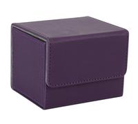 FIXOSHEE Scatola Porta Carte da Gioco in PU Pelle Organizer Compatto e Leggero per Deck Custodia Salvaspazio con Scomparti Protettivi per Carte Briscola e Tarocchi per Uso Domestico e