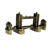 FIXOSHEE Scultura Torre di Londra in Lega Architettonica da Tavolo Decorazione Creativa per Casa e Ufficio Accessorio Fotografico Unico in Stile Europeo