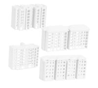 FIXOSHEE Set di 4 Modelli di Edifici in Miniatura Ornamento per Tavolo di Decorazione per Paesaggio Accessori Fai da Te Mini Costruzione per Appartamenti