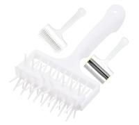 FIXOSHEE Set Stendipasta per Pizza Rullo per Impastare, Perforatrice per Dolci e Creatore di Buchi per Biscotti, Accessori Pasticcere per Cucina e Preparazione Pane