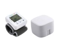 FIXOSHEE Sfigmomanometro Digitale da Polso con Compressione Automatica Abs Resistente per Uso Domestico Misuratore Pressione Semplice e Durevole per Anziani e Ipertensione