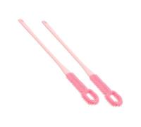 FIXOSHEE Spazzola per la Pulizia dei Piedi Manico lungo 2 Pezzi Spazzola Morbida in Silicone per Fessure tra le Dita Detergente per Doccia Multifunzionale Adatta per Bagno e Pedicure