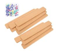 FIXOSHEE Strisce per Bacheca in Feltro da Parete 33X5 CM Set da 10 Pezzi Bacheca Adesiva Piccola per Ufficio e Casa per Promemoria Foto e Note in Spazi Ridotti