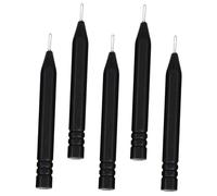 FIXOSHEE Strumento Per La Pulizia Degli Apparecchi Acustici in Acciaio e Abs, Set Da 5 Pezzi Asta Per Cerume, Leggero e Portatile Per Uso Professionale e Personale