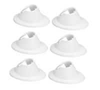 FIXOSHEE Supporti per Flaconi di Smalto in Silicone 6 Pezzi, Base Antiscivolo per Nail Art, Organizer Portaflaconi Gel per Unghie, per Saloni e Scuole di Manicure