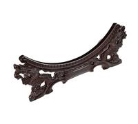 FIXOSHEE Supporto per Piatti in Plastica 35 Cm Base a Forma di Drago, Espositore Portapiatti Decorativo Leggero per Esposizione di Piatti e Oggetti da Collezione in Casa