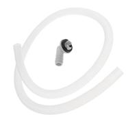 FIXOSHEE Tubi Scarico Condizionatore con Raccordo Gomito Tubo Trasparente Vinilico Piedi Flessibile e Resistente Compatibile Climatizzatori e Split Alta Elasticità per Installazione Facile
