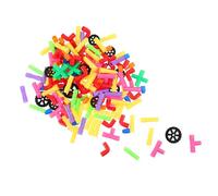FIXOSHEE Tubolari Blocchi da Costruzione per Giocattoli Educativi Colorati Blocchi Interbloccanti Grandi Indoor e Outdoor Stimolano Creatività e Coordinazione Mano Occhio