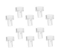 FIXOSHEE Valvole a Becco D’anatra in Silicone Per Tiralatte Manuale, Ricambio Compatibile Pompe, Funzione Anti-ritorno, Diametro Interno 19mm, Confezione Da 10 Pezzi Per Allattamento Materno