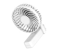 FIXOSHEE ventaglio da pieghevole ventilatore dell'aria piccolo ventilatore pieghevole Fan portatile portatile Mini fan AbS bianca