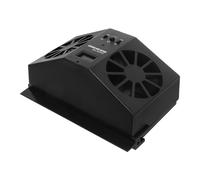 FIXOSHEE Ventilatore Auto Solare con Doppio Scarico Circolazione Aria per Raffreddamento Veicoli Facile Installazione Efficienza e Adatto Maggior Parte dei Modelli