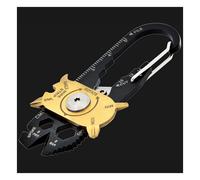 FIXR Multi-Tool 20 Funzioni EDC Acciaio Inox Titanio Portachiavi