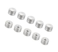 Fixture Hardware - Dado a testa cilindrica con filettatura femmina da 4 mm | Hardware a cupola in metallo con impugnatura zigrinata per montaggio a soffitto e riparazioni di applique da parete per casa