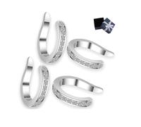 Fixura Ear Clips, Thin Chunky Ear Cuffs Non Piercing for Women, Adjustable Pierceless Ear Cuff, corrector de orejas para hombre for Prominent Ears (Sliver,1)