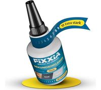 FIXXIA 50 g Colla istantanea extra forte con innovativo tappo a spillo, disponibile in versione liquida o gelatinosa, supercolla, colla extra forte, colla per metalli (liquido)
