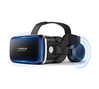 FIYAPOO Occhiali VR 3D con Cuffie, Bambini HD Visore Realtà Virtuale per Film e Giochi, Compatibile con Smartphone Android e iPhone da 4,7 a 6,6 Pollici, Regalo di Natale Perfetto per la Famiglia