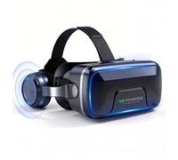 FIYAPOO Occhiali VR 3D con Cuffie, Bambini HD Visore Realtà Virtuale per Film e Giochi, Compatibile con Smartphone Android e iPhone da 4,7 a 7,2 Pollici, Regalo di Natale Perfetto per la Famiglia