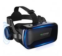 FIYAPOO Occhiali VR 3D con Cuffie, Bambini HD Visore Realtà Virtuale per Film e Giochi, Compatibile con Smartphone Android e iPhone da 4,7 a 6,7 Pollici, Regalo di Natale Perfetto per la Famiglia
