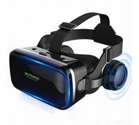 FIYAPOO Occhiali VR 3D Con Cuffie, HD Visore Realtà Virtuale Per Film E Giochi Mozzafiato. L'esperienza VR Per Tutta La Famiglia A Natale!