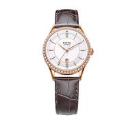 Fiyta LA520002.MWKD Orologio da donna analogico automatico bianco con cinturino in pelle