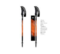 FIZAN BASTONCINI TREKKING 100474 COMPACT 3 ORANGE
