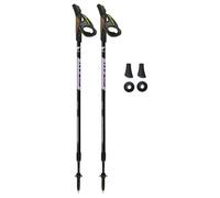 FIZAN Swift - Bastoncini da trekking in alluminio, ultraleggeri, regolabili, colore antracite fluorescente, colore: viola