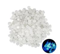 Fizdoqg 400 Pezzi Pietre Decorative Luminescenti per Giardino, Pietre Luminosi, Sassi Decorativi, Pietre Luminose da Giardino, per Sentieri, Decorazioni Esterne, Acquario, Vasi, Prato, Giardino