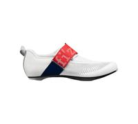 Fizik Hydra AEROWEAVE Carbon, Scarpe da Escursionismo Unisex-Adulto, White/ Red_Blue, 44.5 EU