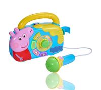 Fizporium Peppa-Pig-Boombox, cantare lungo Boombox, macchina per karaoke con microfono, macchina per karaoke per bambini