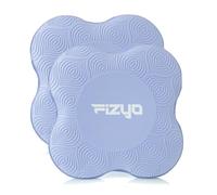 Fizyo Tappetini per Ginocchia Yoga - Set di 2 Ginocchiere Antiscivolo con Ammortizzazione, Protezione per Ginocchia, Polsi e Gomiti, per Yoga, Pilates e Fitness, Blu, 20 x 20 cm