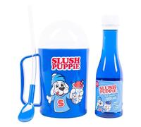 Fizz Creations Slush Puppie Zero Sugar Free Blue Raspberry Slushie Making Cup and Sciroppo Gift Set con scatola di presentazione
