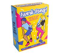 Fizz Creations Twerk Pong - Gioco originale per feste in famiglia, con 10 palline da ping pong, nastro e scatole di cartone per scuotere le palline da ping pong