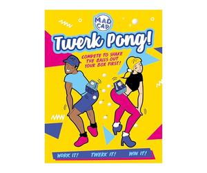 Fizz Creations Twerk Pong L'originale, divertente gioco di partito per ottenere il tuo bottino scuotento! Giochi per la famiglia. Competi con gli amici. Divertenti giochi di novità. Grandi giochi di