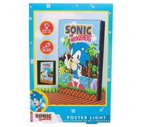 FIZZ LAMPADA POSTER SONIC THE HEDGEHOG LED LIGHT LAMPADA NOTTURNA DA COLLEZIONE