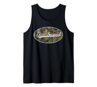 Fizz Squad Camo Retro Throwback Graphic Canotta