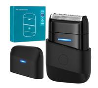 Fizzyo Rasoio Elettrico Barba, Wet & Dry Regolabarba Uomo 100% Impermeabile, 120 Minuti di Utilizzo Senza Fili, 3D Rasoio Shaver Barba, Mini Rasoio A Lamina Portatile Ottimo per I Viaggi e Domestico