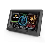 FJ3390A Stazione meteorologica digitale professionale multifunzione Orologio previsioni meteo wireless Temperatura Velocità vento Rilevamento pioggia
