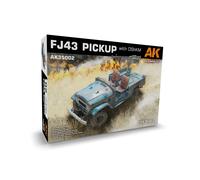 FJ43 Pickup With DShKM 1:35 Plastic Model Kit AK INTERACTIVE
