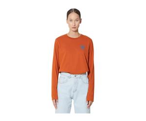 Fjällräven - 1960 Logo Longsleeve - - Tops - Donna - Arancione - S