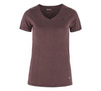 Fjällräven Abisko Cool - T-shirt - donna M Bordeaux woman Cotone Organico/Biologico,Tencel/Lyocell