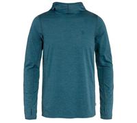 Fjällräven - Abisko Sun-Hoodie - Maglia funzionale XS blu
