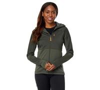 Fjällräven Abisko Trail Fleece W, Felpa con Cappuccio Donna, Verde (Deep Forest), XL